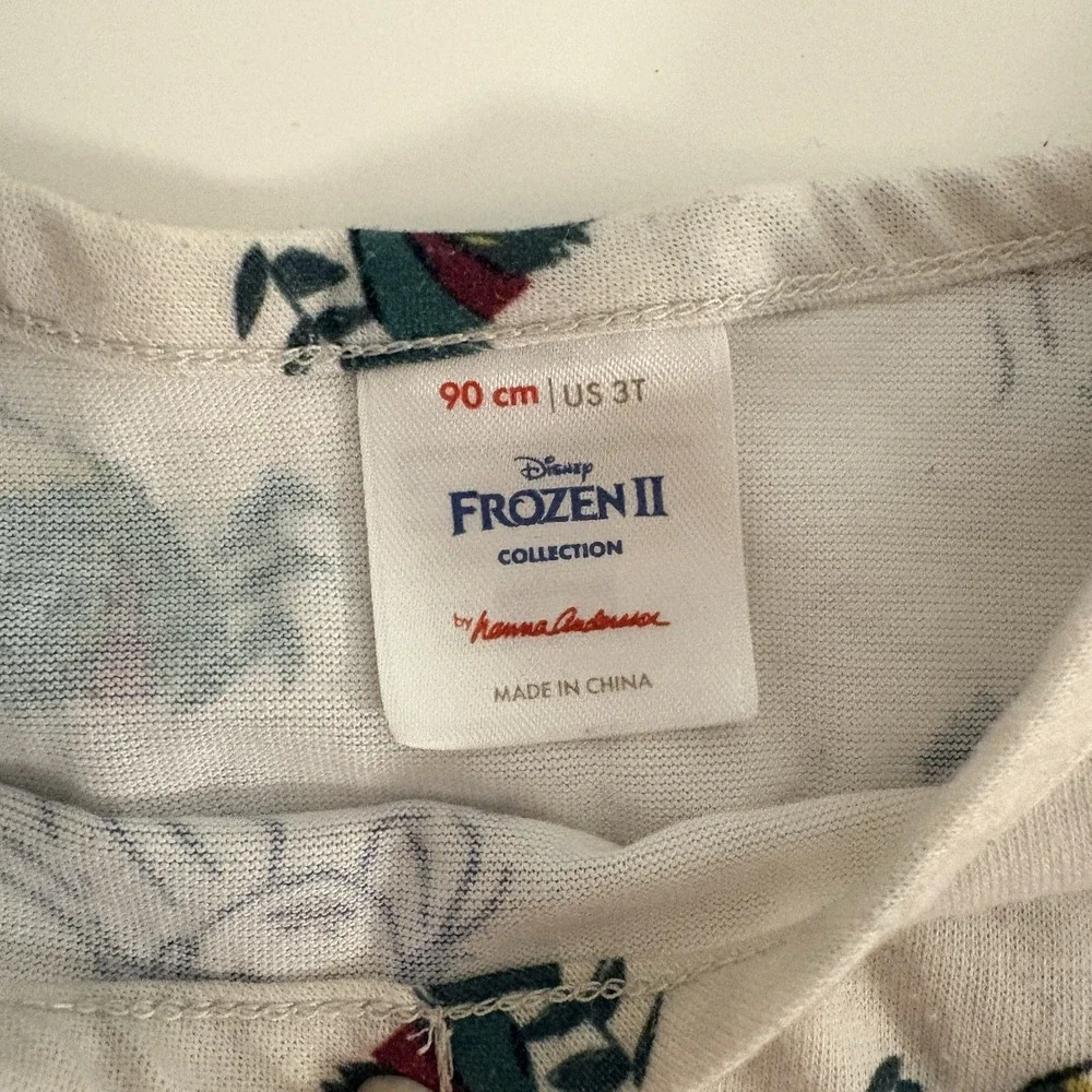 Hannah Andersson x Disney Frozen 2 Nightgown Girls Size 90cm 3T
